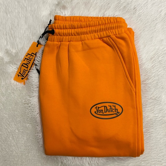 Von Dutch Logo Branded Sweatpants - Picture 3 of 9